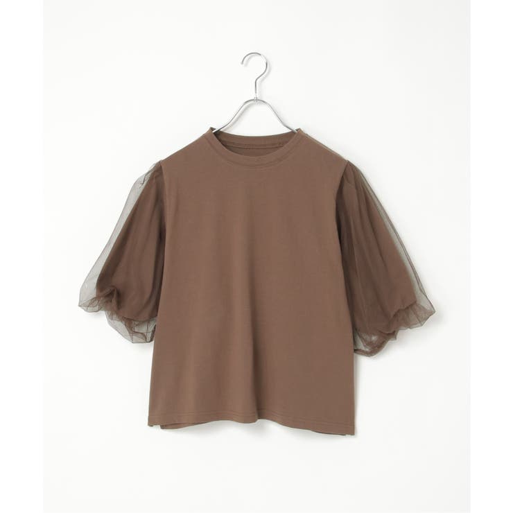 チュールスリーブTシャツ | VENCE share style【WOMEN】 | 詳細画像33 