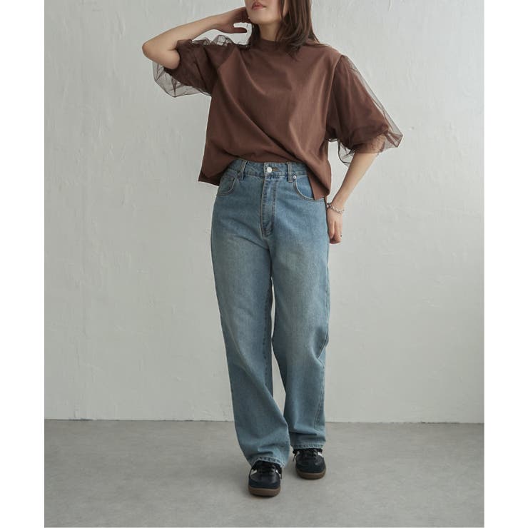 チュールスリーブTシャツ | VENCE share style【WOMEN】 | 詳細画像45 
