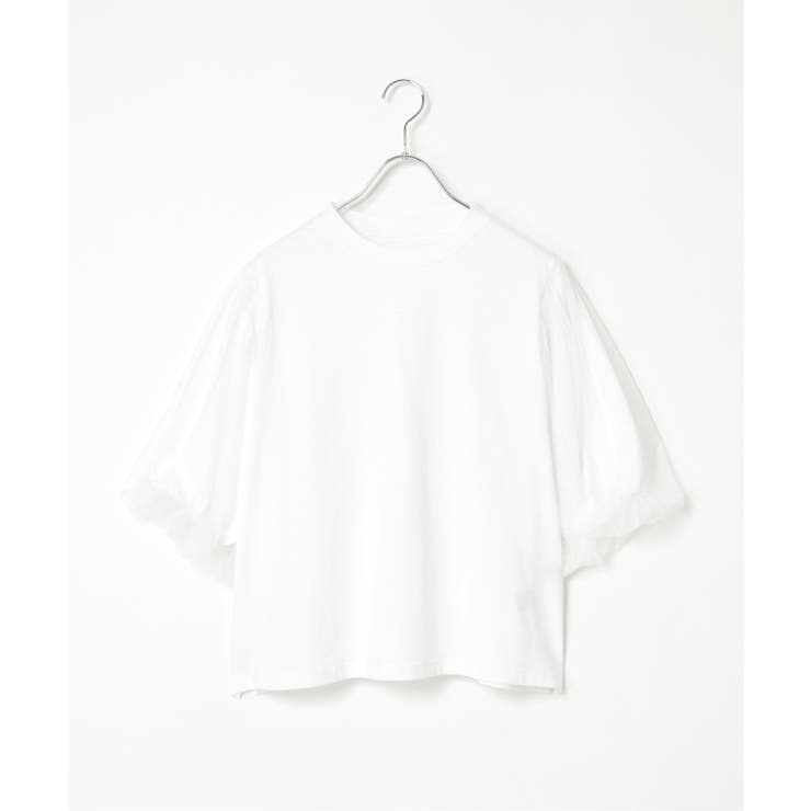 チュールスリーブTシャツ | VENCE share style【WOMEN】 | 詳細画像64 