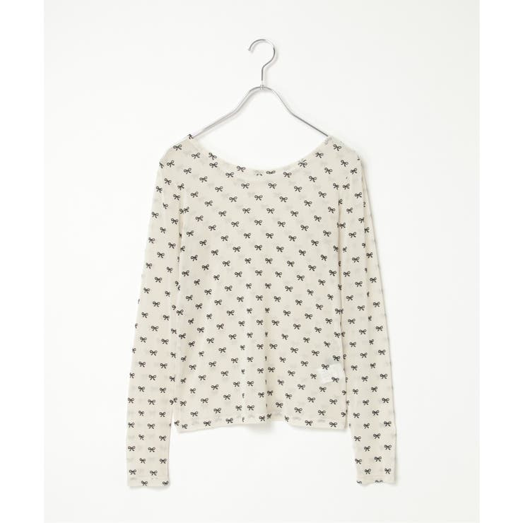 シアーリボンフロッキープルオーバー | VENCE share style【WOMEN】 | 詳細画像21 