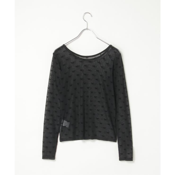 シアーリボンフロッキープルオーバー | VENCE share style【WOMEN】 | 詳細画像23 