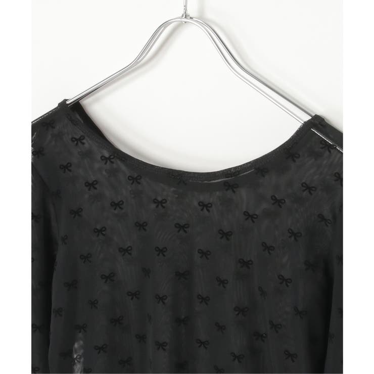 シアーリボンフロッキープルオーバー | VENCE share style【WOMEN】 | 詳細画像27 