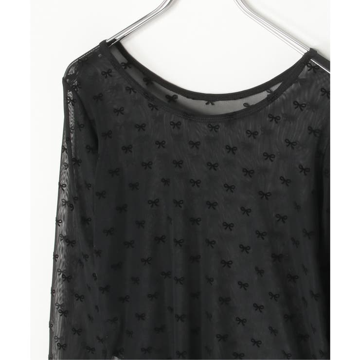 シアーリボンフロッキープルオーバー | VENCE share style【WOMEN】 | 詳細画像28 