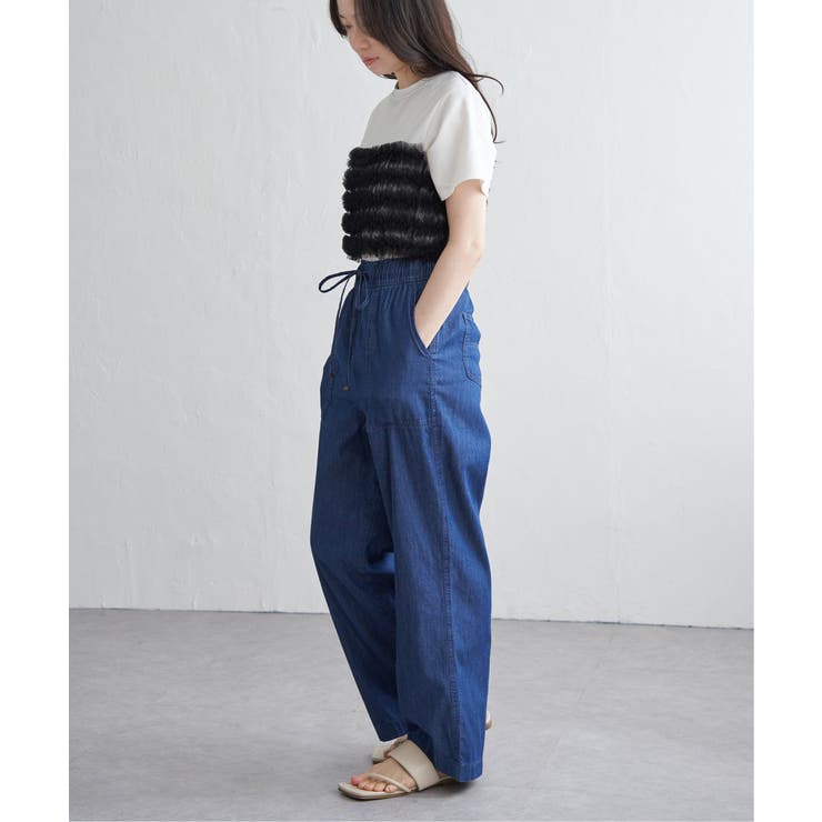 天竺チュールフリルビスチェ見えTシャツ | VENCE share style【WOMEN】 | 詳細画像7 