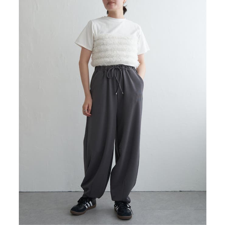 天竺チュールフリルビスチェ見えTシャツ | VENCE share style【WOMEN】 | 詳細画像12 