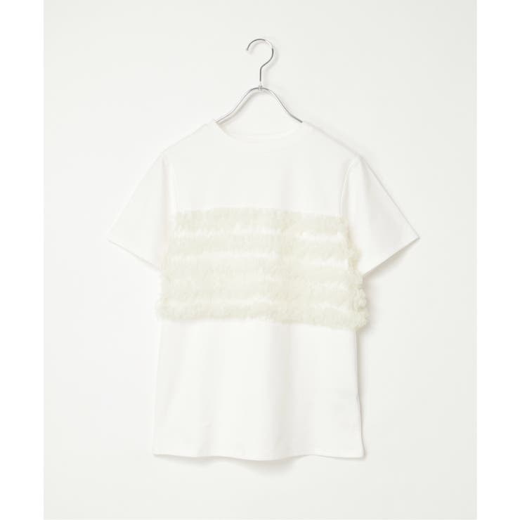 天竺チュールフリルビスチェ見えTシャツ | VENCE share style【WOMEN】 | 詳細画像20 