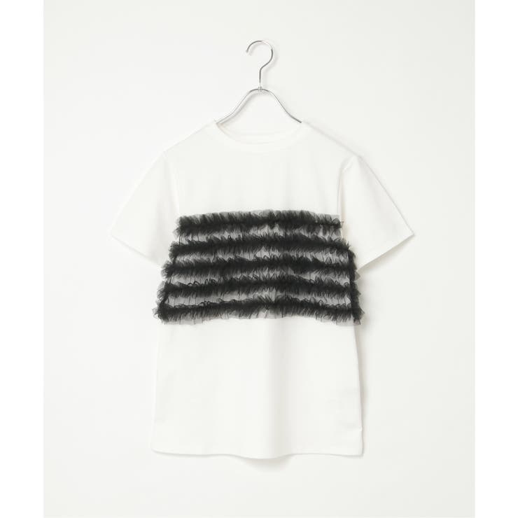 天竺チュールフリルビスチェ見えTシャツ | VENCE share style【WOMEN】 | 詳細画像22 