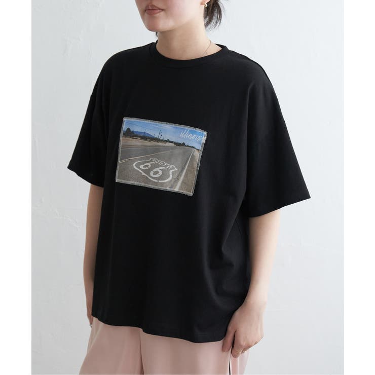 綿天竺フォトハリツケTシャツ | VENCE share style【WOMEN】 | 詳細画像8 