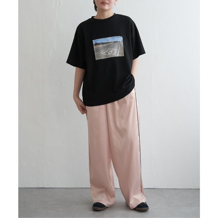 綿天竺フォトハリツケTシャツ | VENCE share style【WOMEN】 | 詳細画像9 