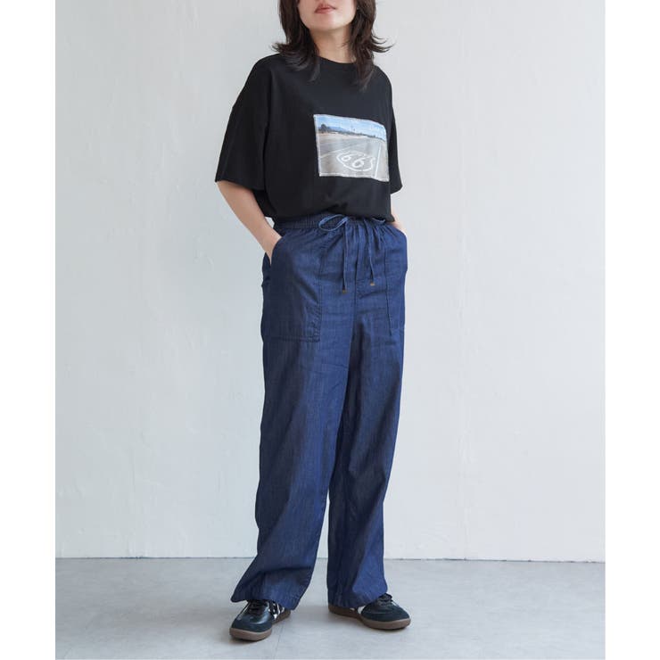 綿天竺フォトハリツケTシャツ | VENCE share style【WOMEN】 | 詳細画像10 