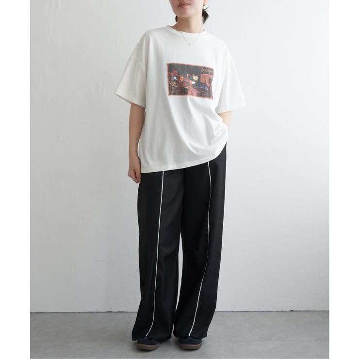 綿天竺フォトハリツケTシャツ | VENCE share style【WOMEN】 | 詳細画像14 