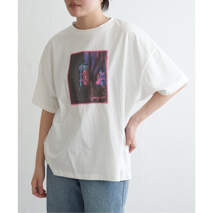 綿天竺フォトハリツケTシャツ | VENCE share style【WOMEN】 | 詳細画像15 