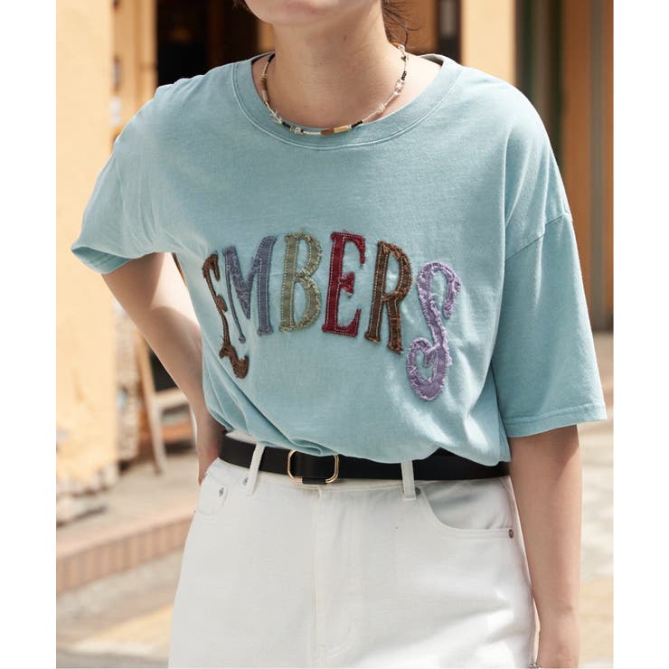 ライトブルー | カラフルロゴTシャツ | VENCE share style【WOMEN】