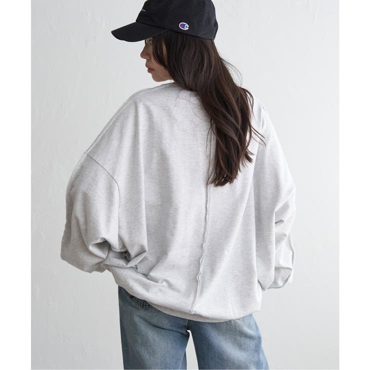 ライトグレー | インサイドアウトプルオーバー | VENCE share style【WOMEN】