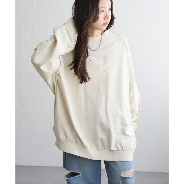 クリーム | インサイドアウトプルオーバー | VENCE share style【WOMEN】