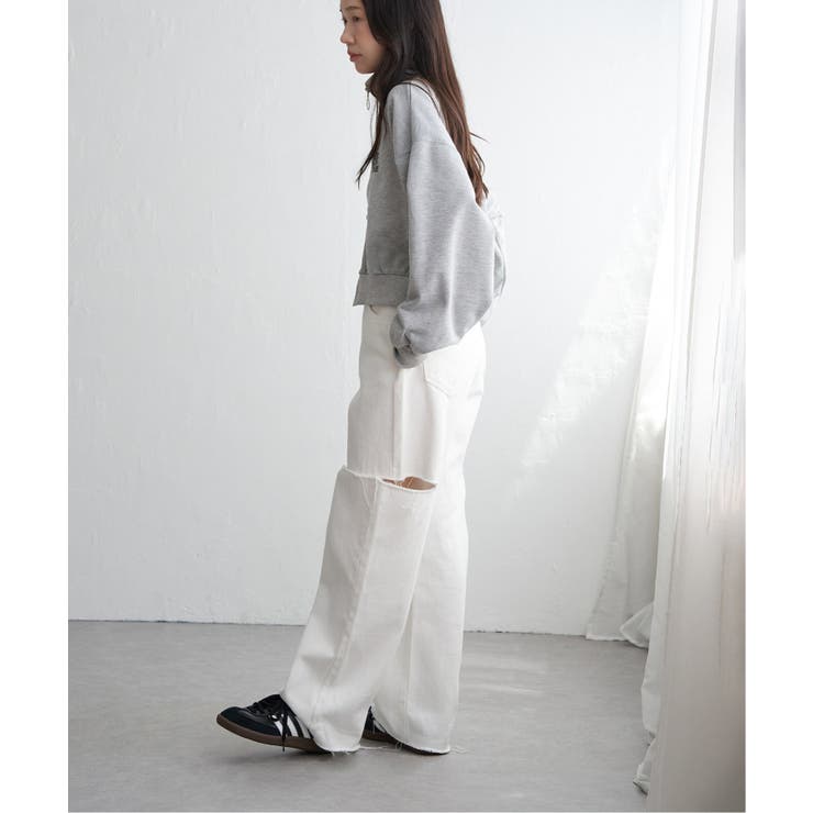 裏毛ショートブルゾン | VENCE share style【WOMEN】 | 詳細画像15 