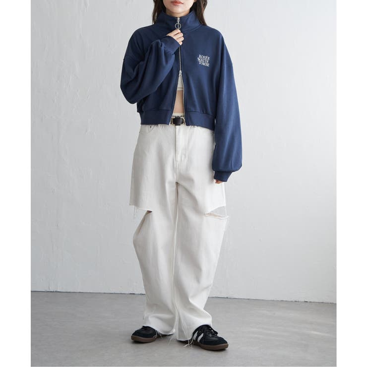 裏毛ショートブルゾン | VENCE share style【WOMEN】 | 詳細画像24 