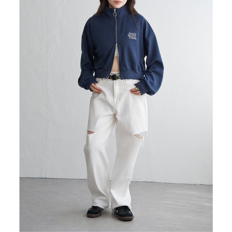 裏毛ショートブルゾン | VENCE share style【WOMEN】 | 詳細画像25 