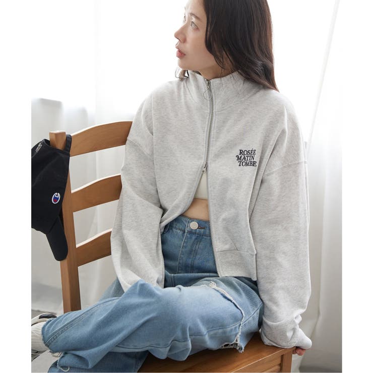 裏毛ショートブルゾン | VENCE share style【WOMEN】 | 詳細画像2 