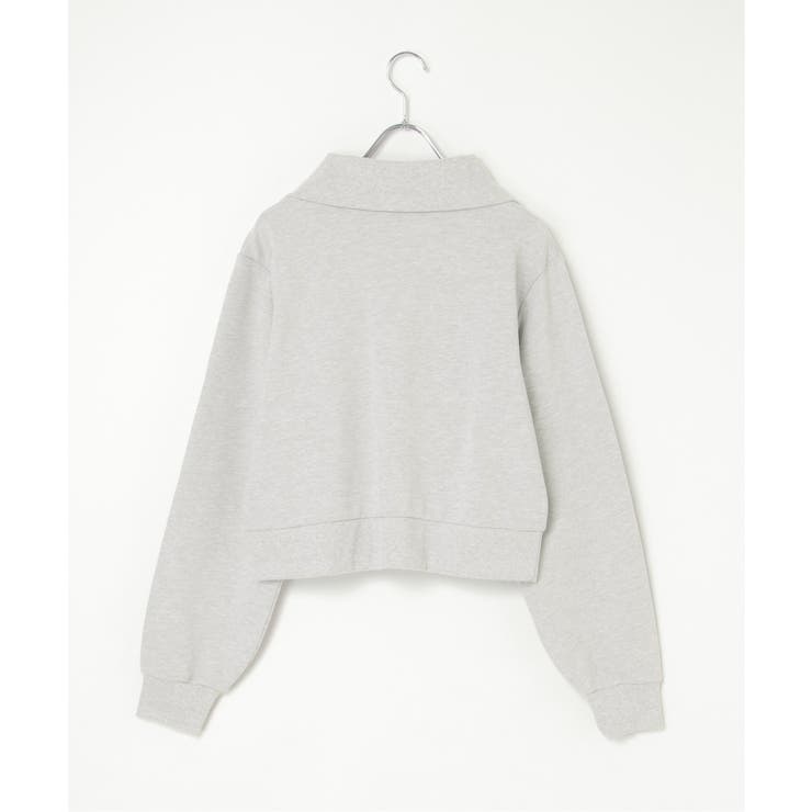 襟付きジップカーディガン | VENCE share style【WOMEN】 | 詳細画像2 