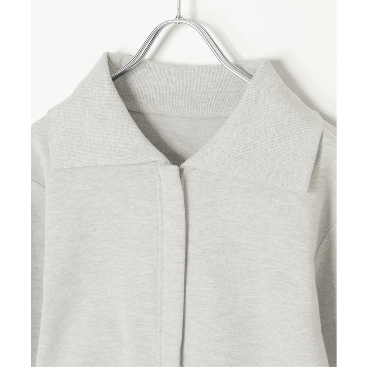 襟付きジップカーディガン | VENCE share style【WOMEN】 | 詳細画像6 