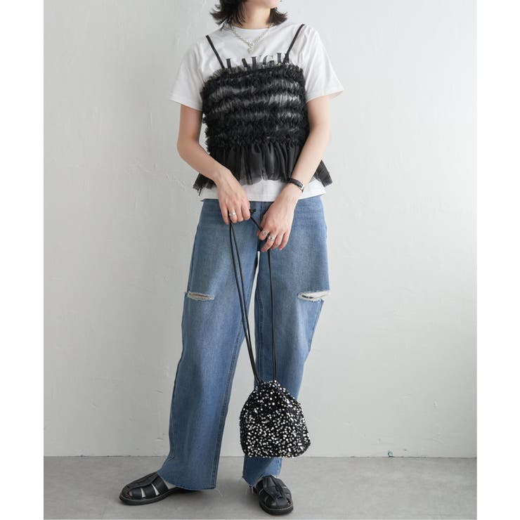 チュールキャミソール | VENCE share style【WOMEN】 | 詳細画像14 