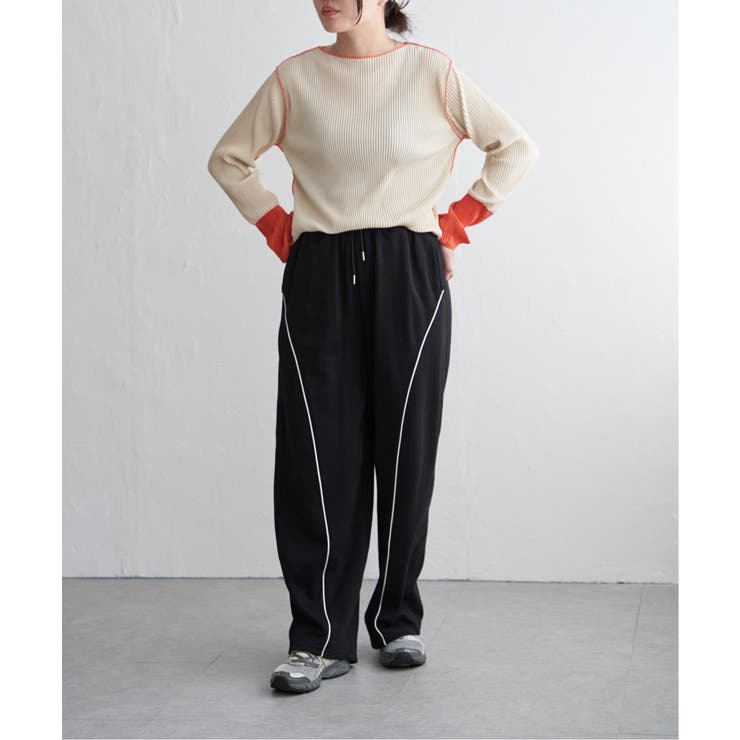 プリーツ加工配色袖トップス | VENCE share style【WOMEN】 | 詳細画像21 