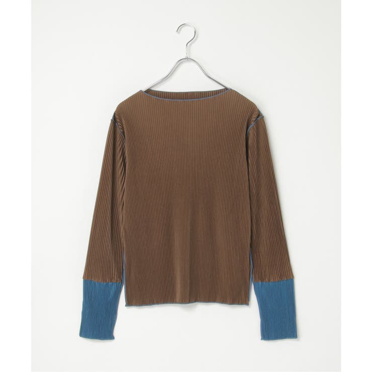 プリーツ加工配色袖トップス | VENCE share style【WOMEN】 | 詳細画像31 