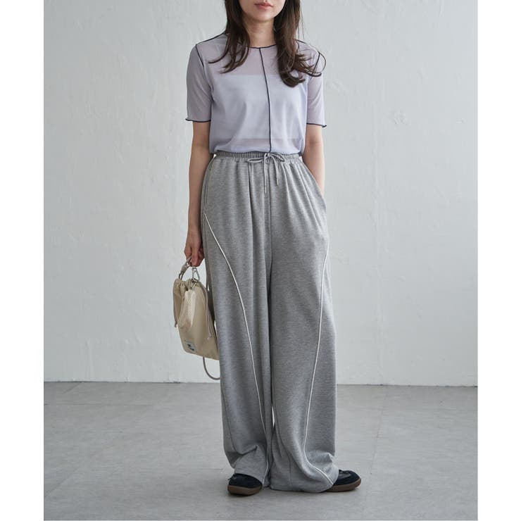 シアーメロウ配色トップス | VENCE share style【WOMEN】 | 詳細画像17 