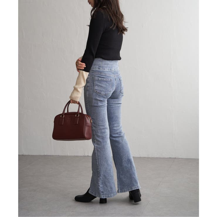 クールクール12Gリブ配色プルオーバー | VENCE share style【WOMEN】 | 詳細画像15 