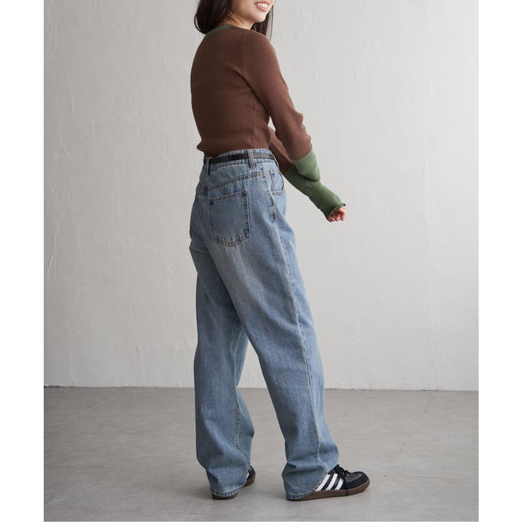 クールクール12Gリブ配色プルオーバー | VENCE share style【WOMEN】 | 詳細画像29 