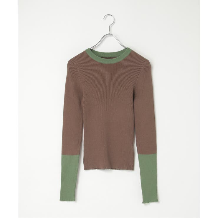 クールクール12Gリブ配色プルオーバー | VENCE share style【WOMEN】 | 詳細画像33 