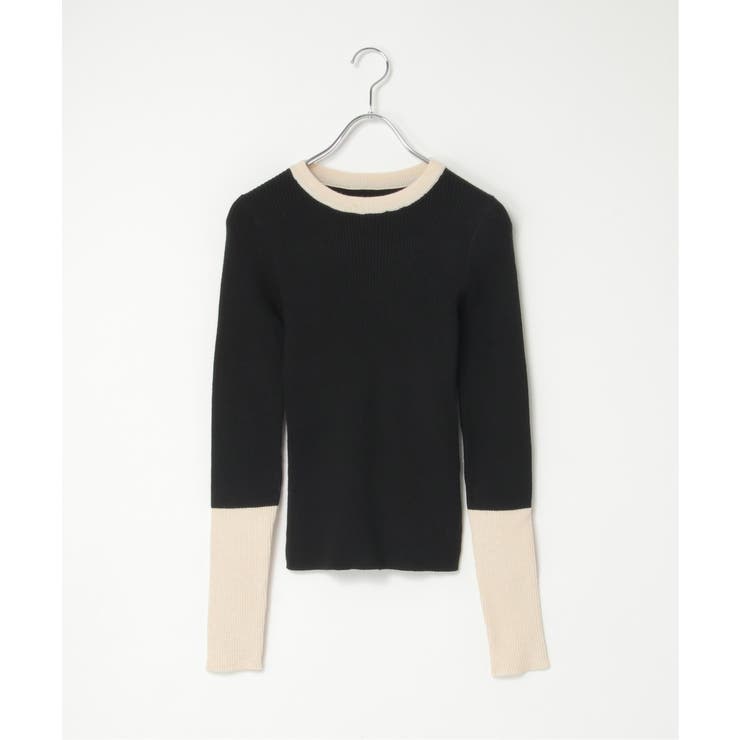 クールクール12Gリブ配色プルオーバー | VENCE share style【WOMEN】 | 詳細画像34 