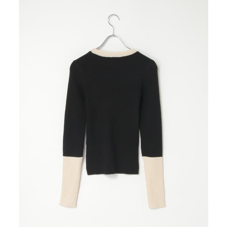 クールクール12Gリブ配色プルオーバー | VENCE share style【WOMEN】 | 詳細画像35 