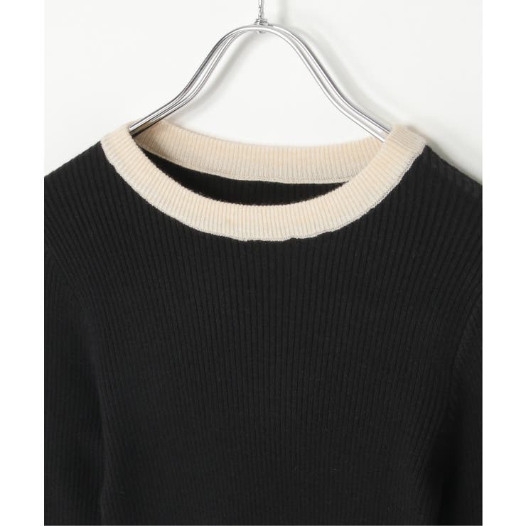 クールクール12Gリブ配色プルオーバー | VENCE share style【WOMEN】 | 詳細画像39 