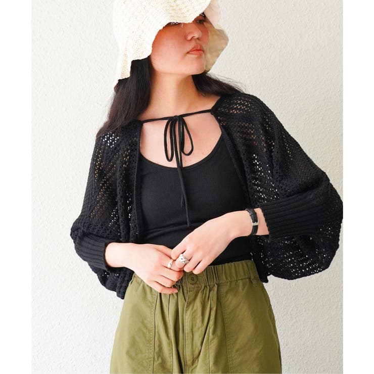 透かし編みメッシュボレロ[品番：IKAW0018488]｜VENCE share  style【WOMEN】（ヴァンスシェアスタイル）のレディースファッション通販｜SHOPLIST（ショップリスト）