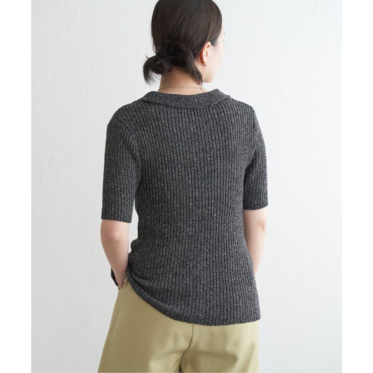 cos コス　ブークレ　ニット　カーディガン　ニットポロ　黒 BOUCLE-KNIT CARDIGAN ブークレニットカーディガン｜COS コス