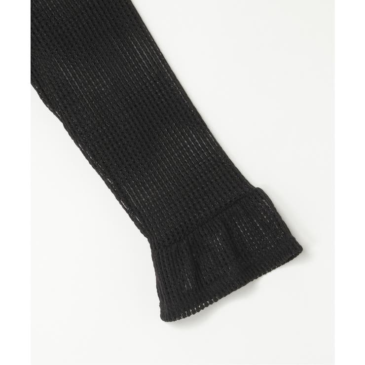 メッシュフリルジップカーディガン | VENCE share style【WOMEN】 | 詳細画像18 