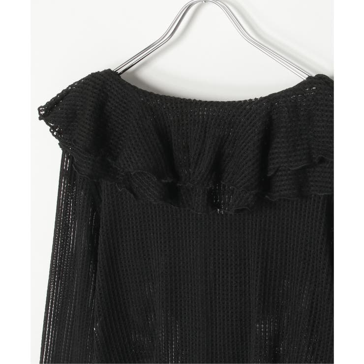 メッシュフリルジップカーディガン | VENCE share style【WOMEN】 | 詳細画像21 