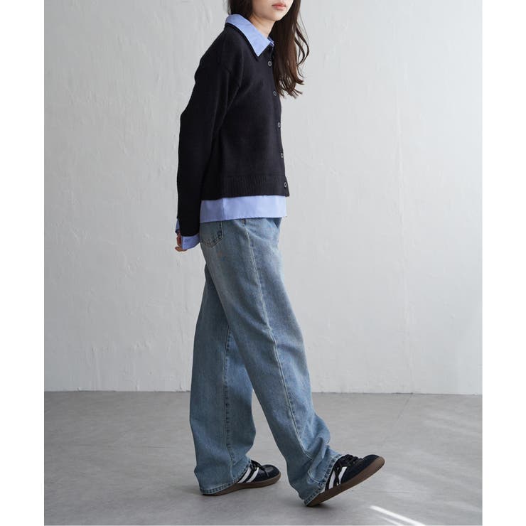 アルパカタッチシャツドッキングカーディガン | VENCE share style【WOMEN】 | 詳細画像12 