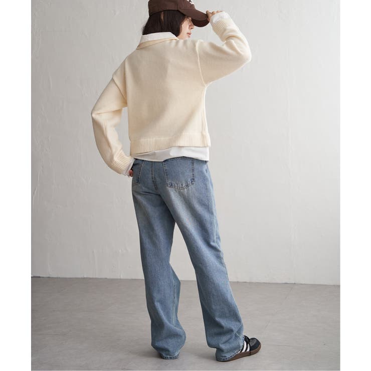 アルパカタッチシャツドッキングカーディガン | VENCE share style【WOMEN】 | 詳細画像19 