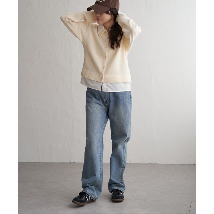 アルパカタッチシャツドッキングカーディガン | VENCE share style【WOMEN】 | 詳細画像21 