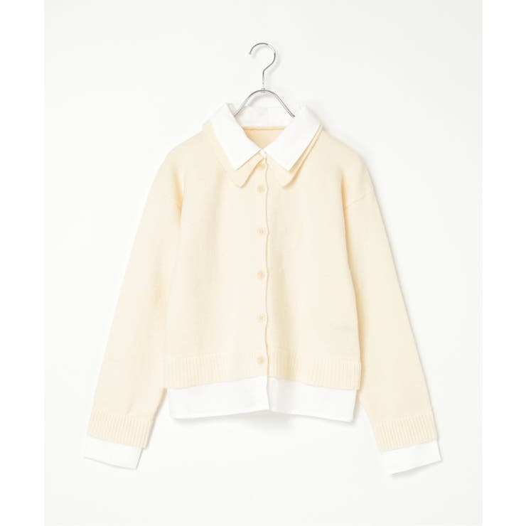 アルパカタッチシャツドッキングカーディガン | VENCE share style【WOMEN】 | 詳細画像24 