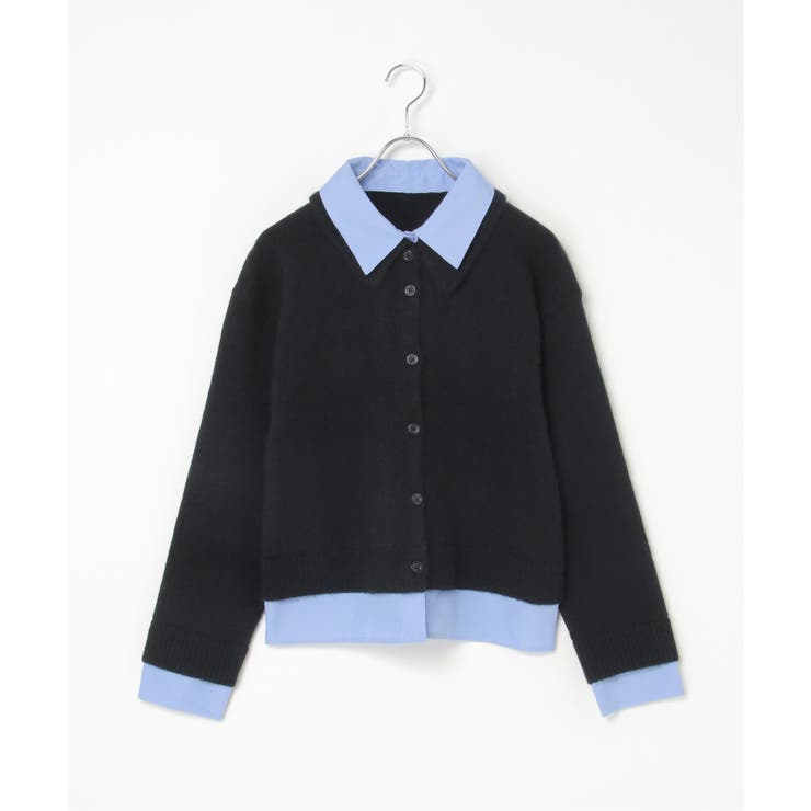 アルパカタッチシャツドッキングカーディガン | VENCE share style【WOMEN】 | 詳細画像25 