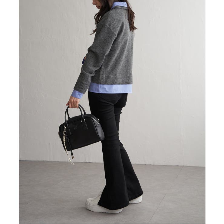 アルパカタッチシャツドッキングカーディガン | VENCE share style【WOMEN】 | 詳細画像5 