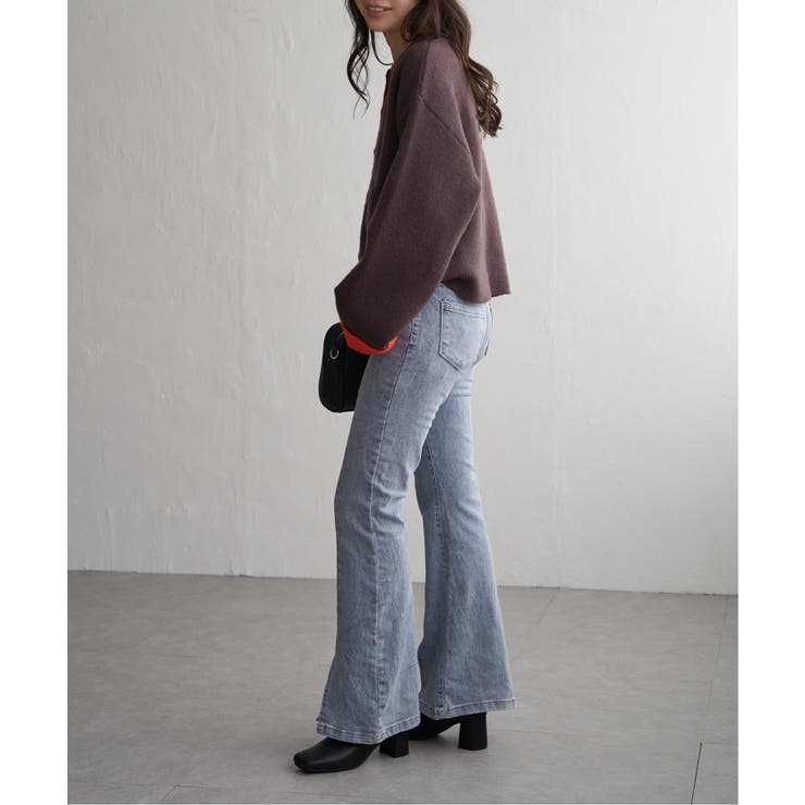 アルパカタッチ配色カーディガン | VENCE share style【WOMEN】 | 詳細画像9 