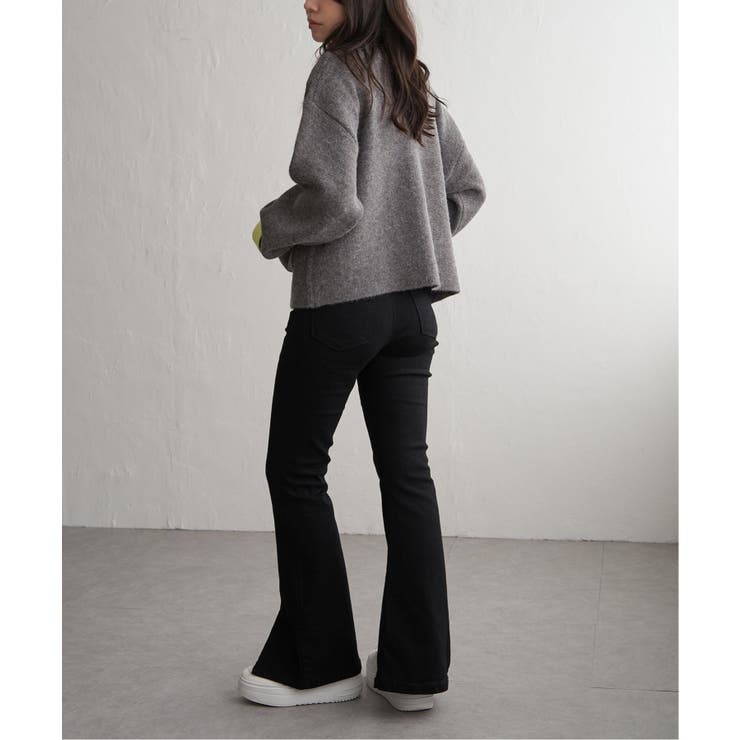 アルパカタッチ配色カーディガン | VENCE share style【WOMEN】 | 詳細画像13 