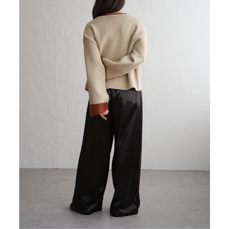 アルパカタッチ配色カーディガン | VENCE share style【WOMEN】 | 詳細画像20 