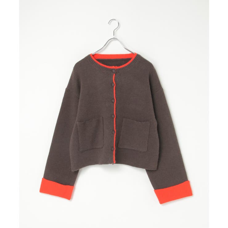 アルパカタッチ配色カーディガン | VENCE share style【WOMEN】 | 詳細画像24 