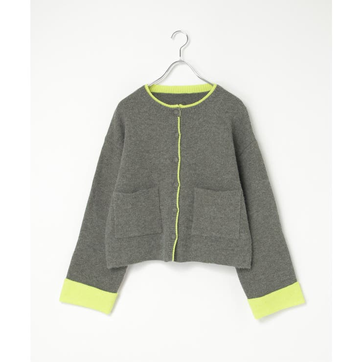 アルパカタッチ配色カーディガン | VENCE share style【WOMEN】 | 詳細画像26 